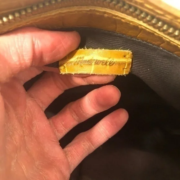 Madewell Transport Embossed Leather Crossbody Bag